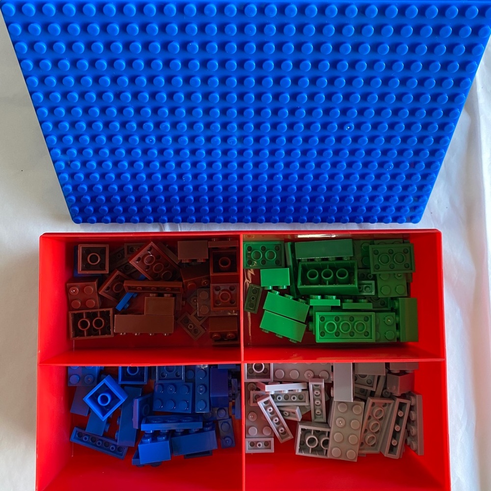 Kids activity building blocks box